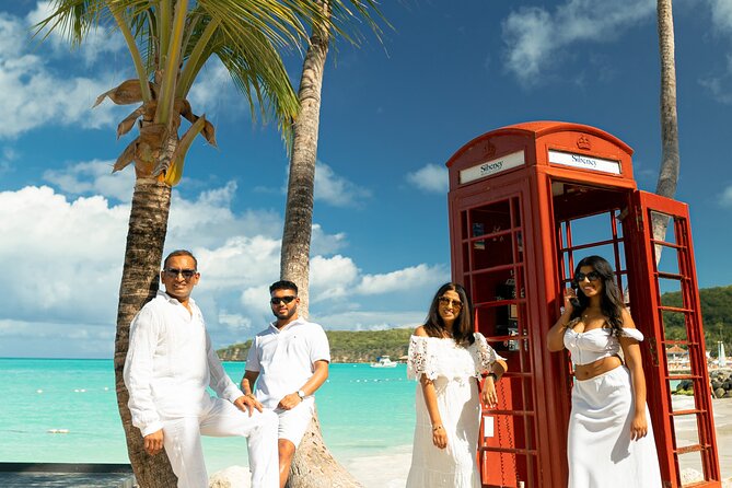 Antigua Photoshoots - Blue Hues and Golden Hours - Posing help makes this easier for couples