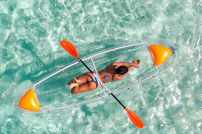 Crystal Clear Kayak Drone Photography Antigua - What the $153 price includes