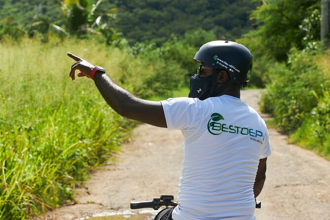 Guided Orange Valley Bike and Hike - The uphill walk to the island panorama