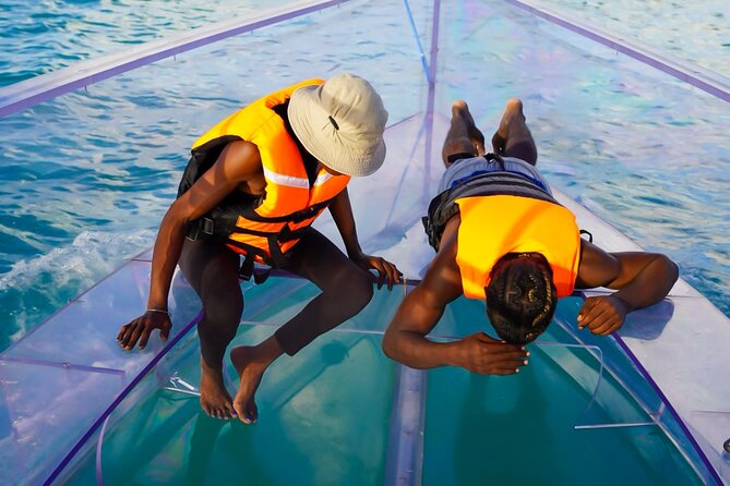 Reef Explorers Transparent Boat and Beach Tour - The Andes Ship Wreck adds a touch of maritime history