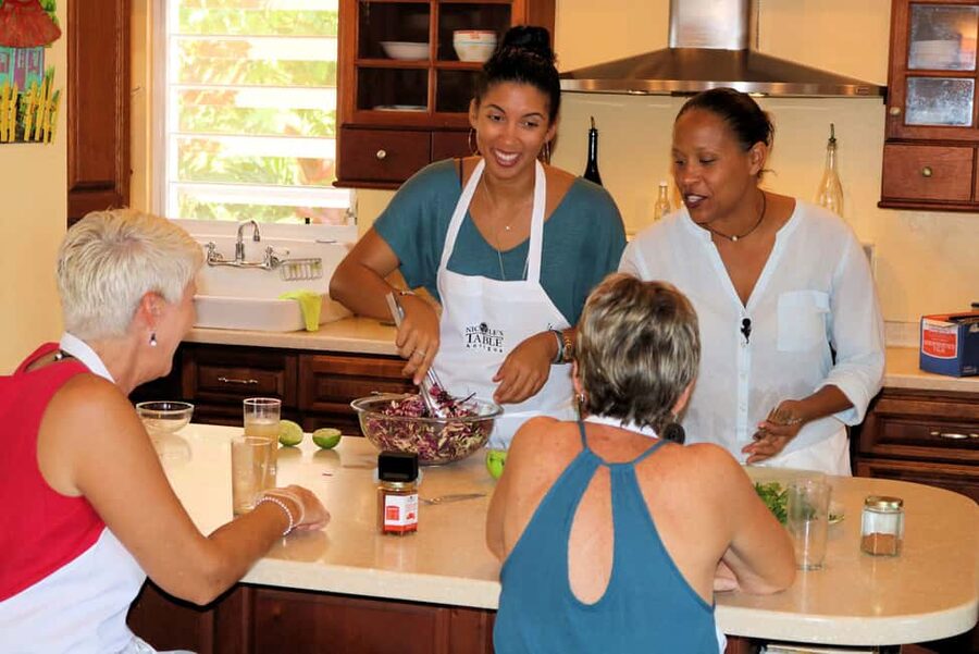 St. John's: Rum Cooking Class with 6 Rum Tastings - Cooking rum into a Caribbean lunch